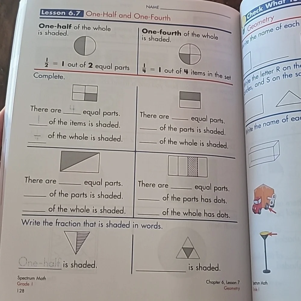 Book Spectrum Math 1 grade - Picture 15 of 16
